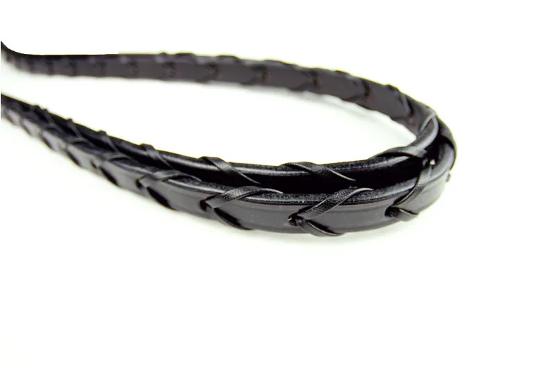 Dever Classic Laced Reins 5/8  Full Black